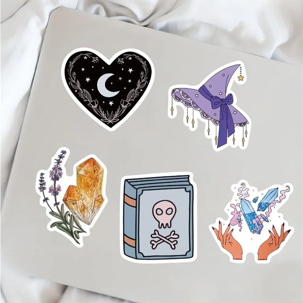 300 PCS Witchy Stickers,Boho Witch Aesthetic Stickers,Potion Bottle,Apothecary,M